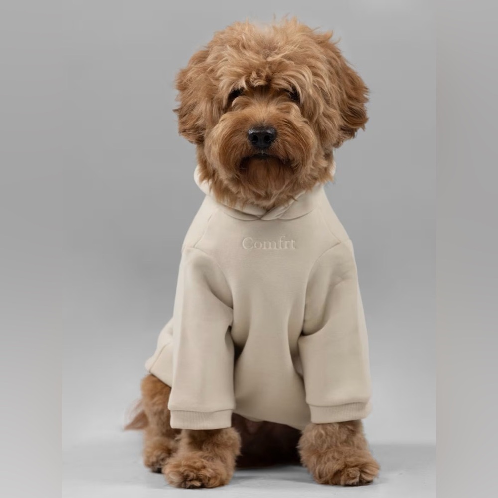 Comfrt Tan Dog Hoodie XS - Picture 7 of 7